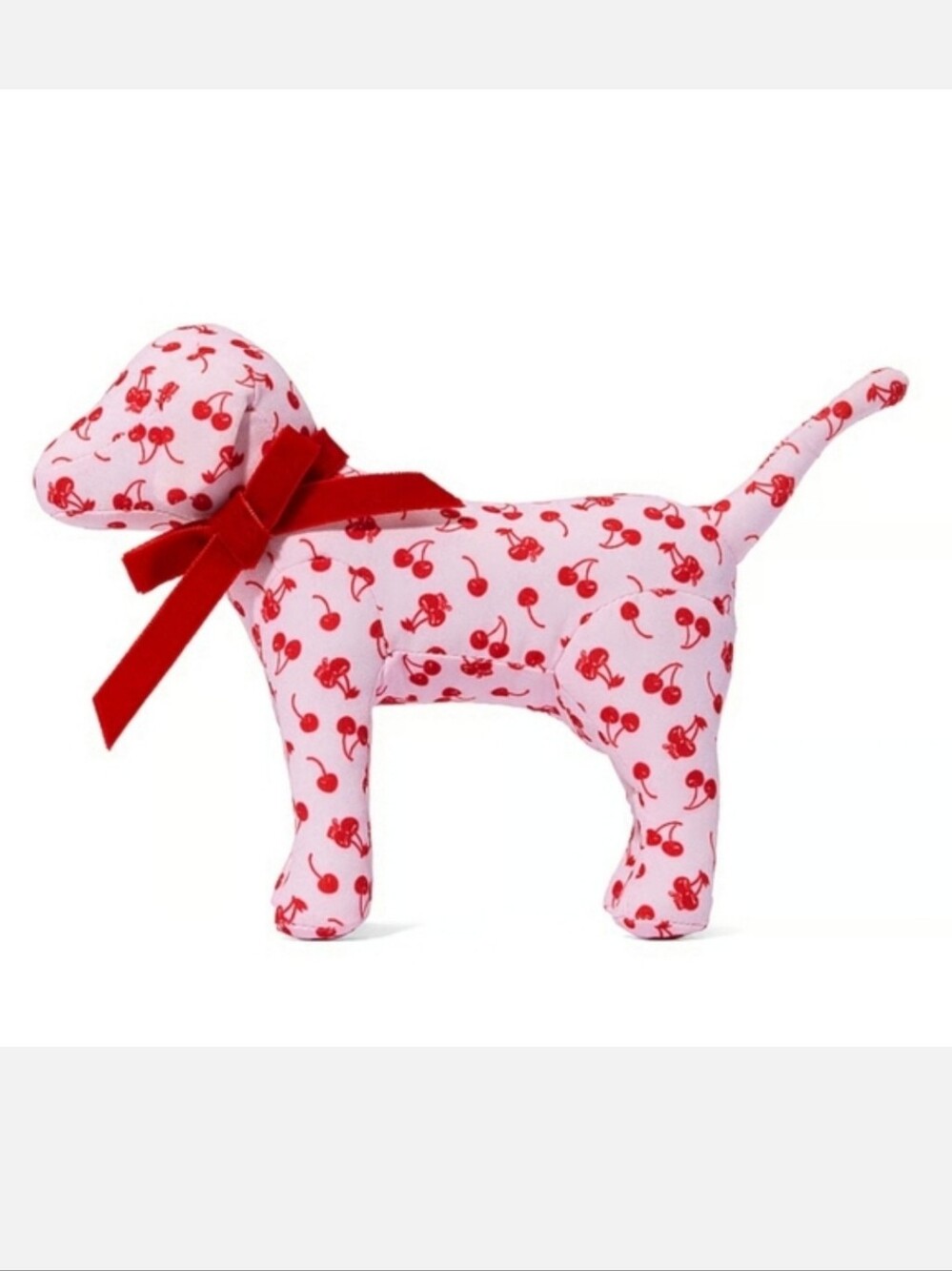 Victoria's secret pink mini dog VALENTINES DAY limited edition CHERRIES